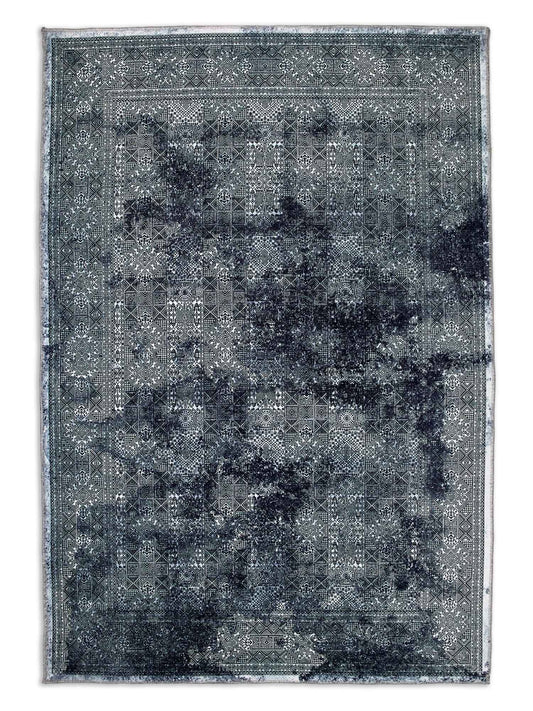 Astra Piper 6996 Kurzflor-Teppich Anthrazit/Schwarz