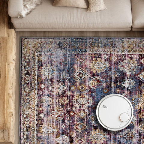 Astra Piper 6996 Kurzflor-Teppich Oriental Bunt