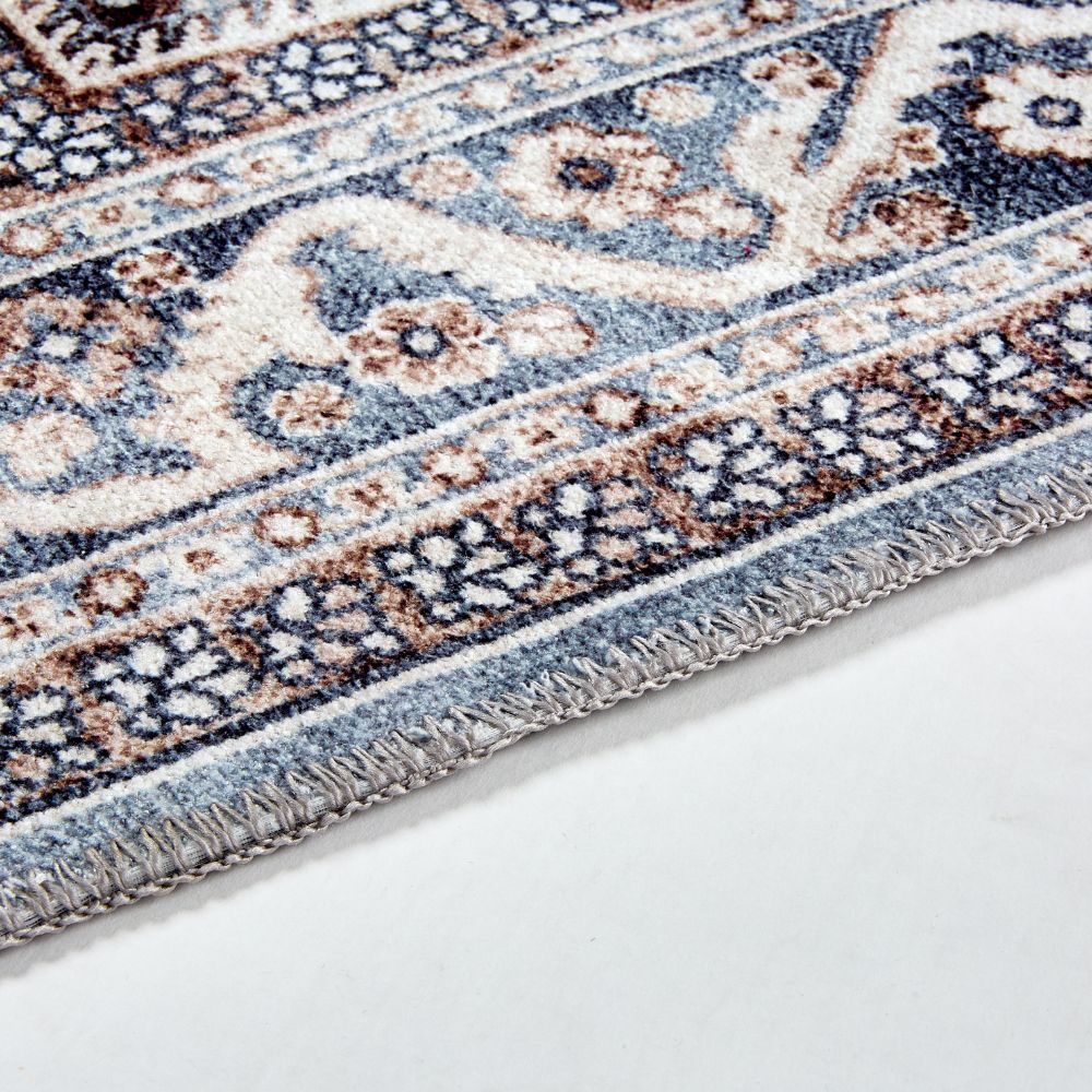 Astra Piper 6996 Kurzflor-Teppich Oriental Grau