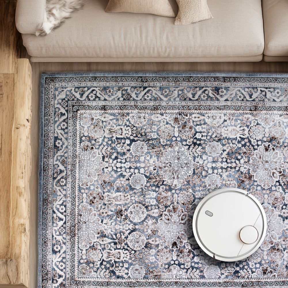 Astra Piper 6996 Kurzflor-Teppich Oriental Grau