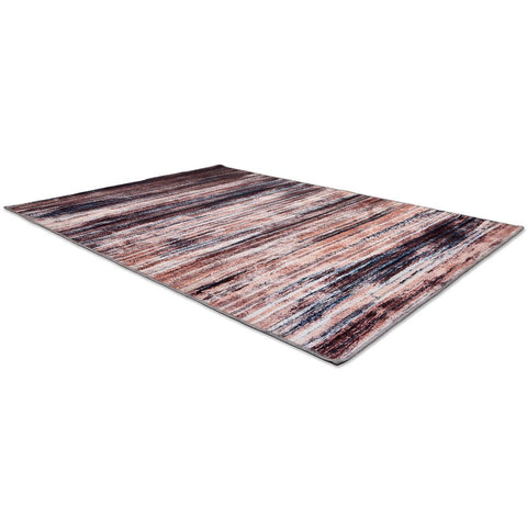 Astra Piper 6996 Kurzflor-Teppich Rotbraun/Beige