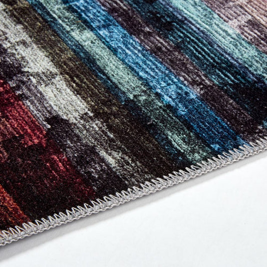Astra Piper 6996 Kurzflor-Teppich Streifen Bunt