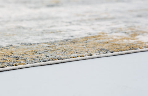 Astra Positano 6688 Webteppich Anthrazit/Creme Allover
