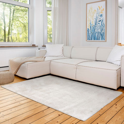 Astra Sam 6982 Kurzflor-Teppich Creme