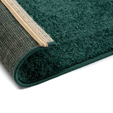 Astra Sam 6982 Kurzflor-Teppich Dunkelgrün