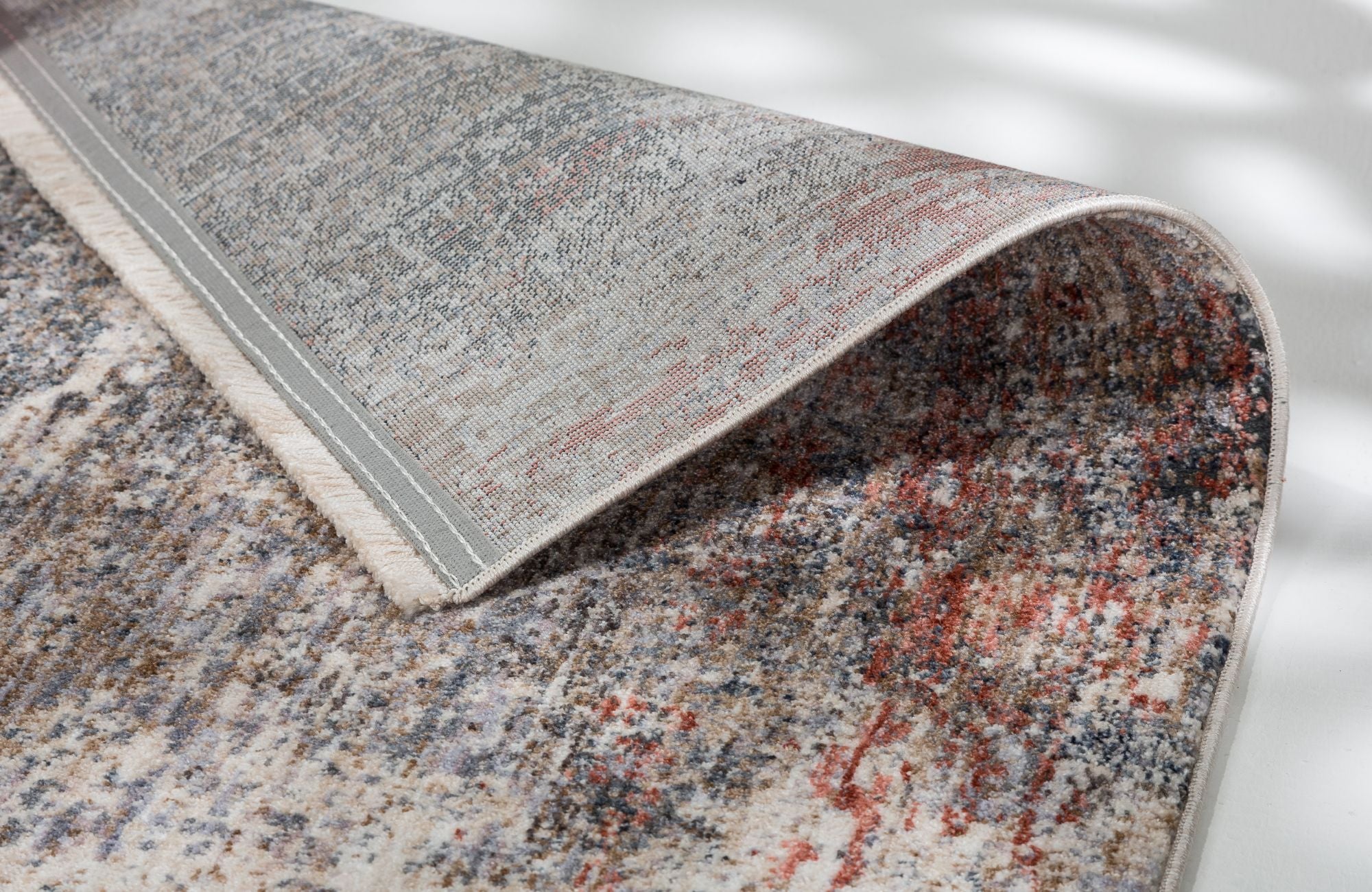 Astra Sarezzo 6635 Webteppich Allover Silber/Beige