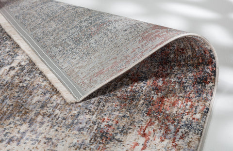 Astra Sarezzo 6635 Webteppich Allover Silber/Beige