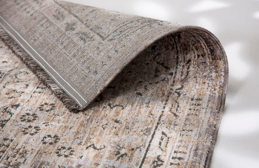 Astra Sarezzo 6635 Webteppich Bordüre Beige