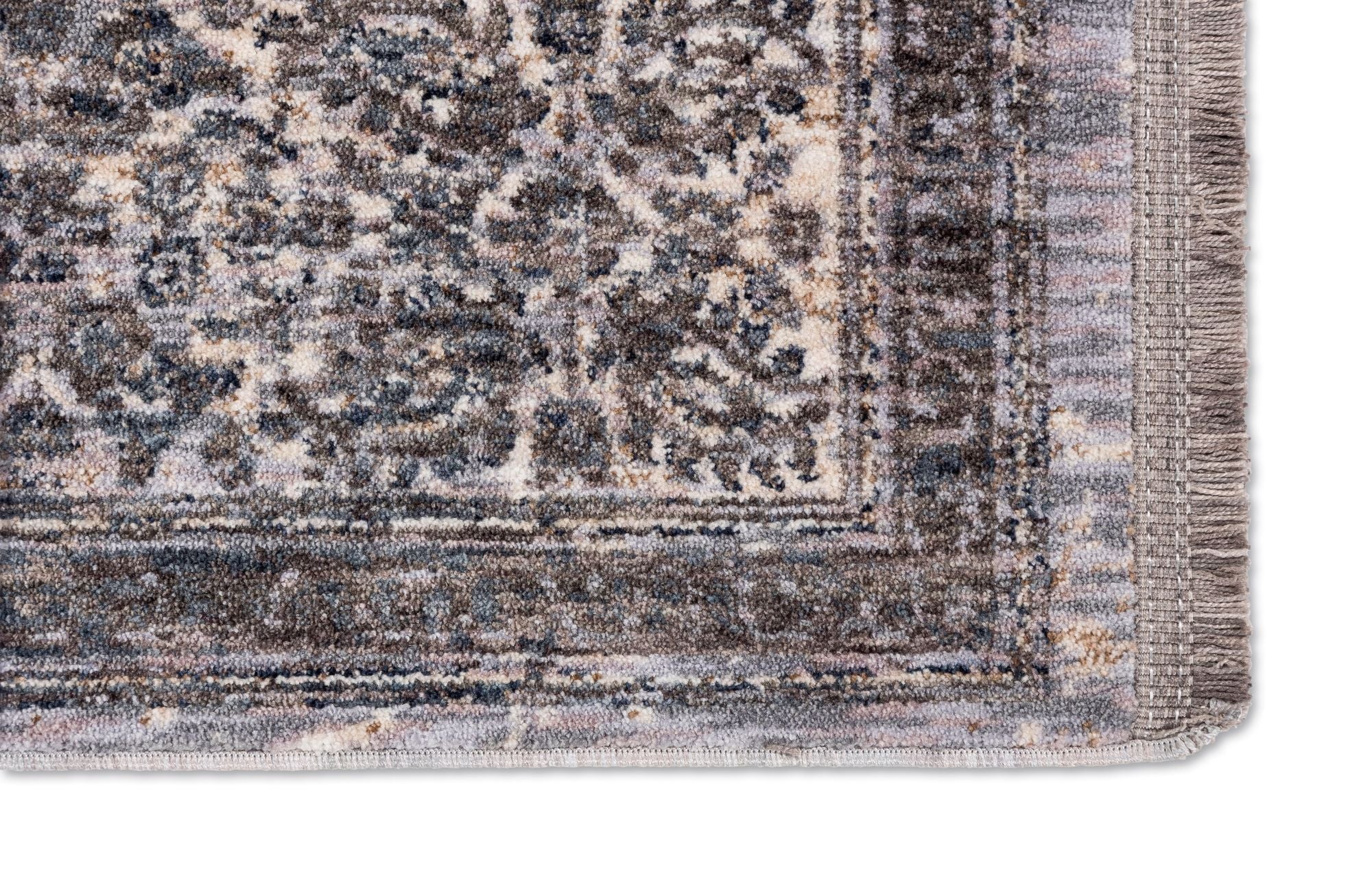 Astra Sarezzo 6635 Webteppich Bordüre Blau