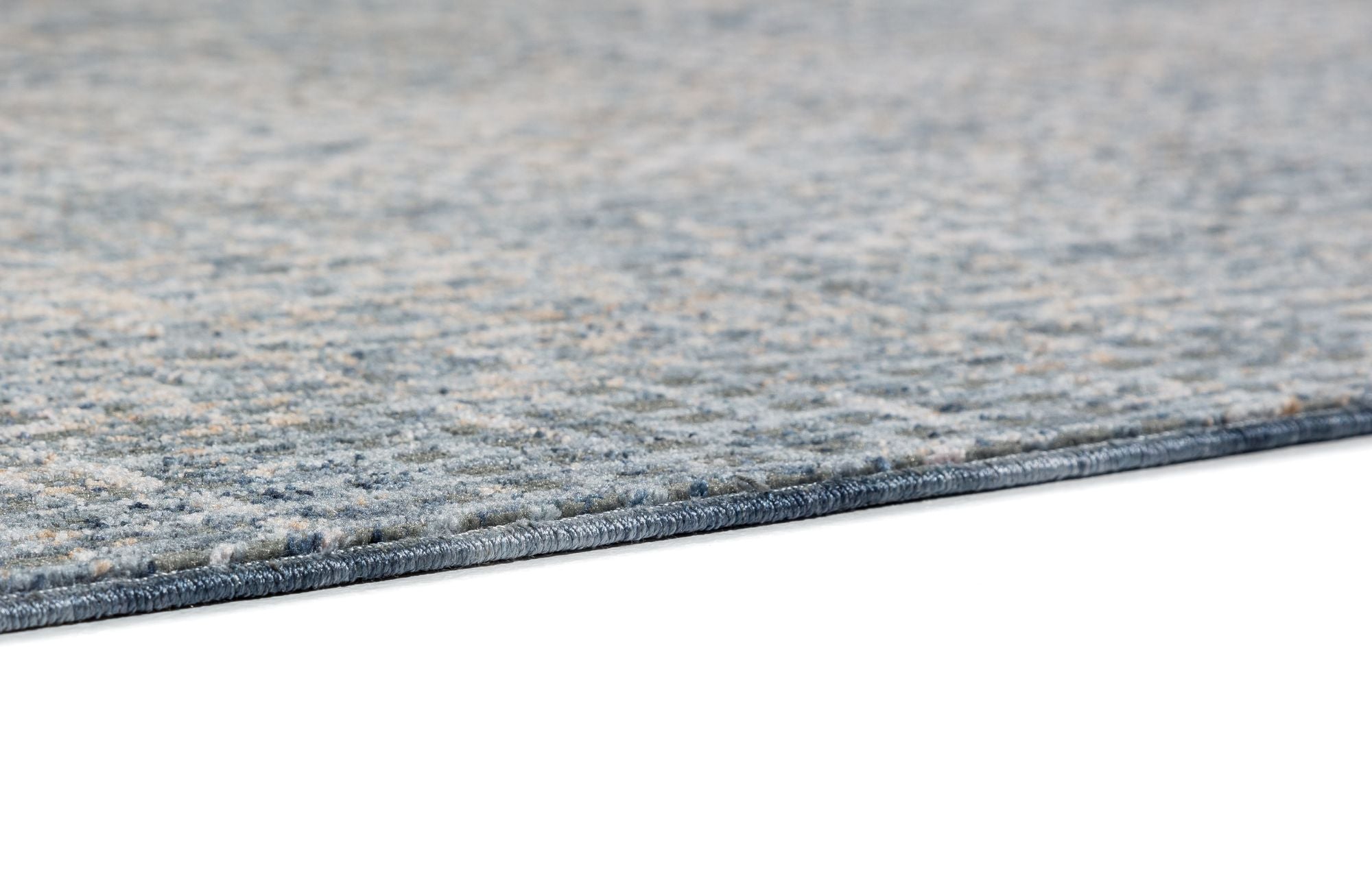 Astra Sarezzo 6635 Webteppich Gitter Blau