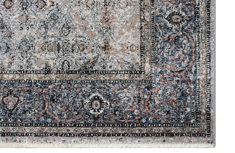 Astra Scala 6621 Kurzflorteppich Bordüre Blau