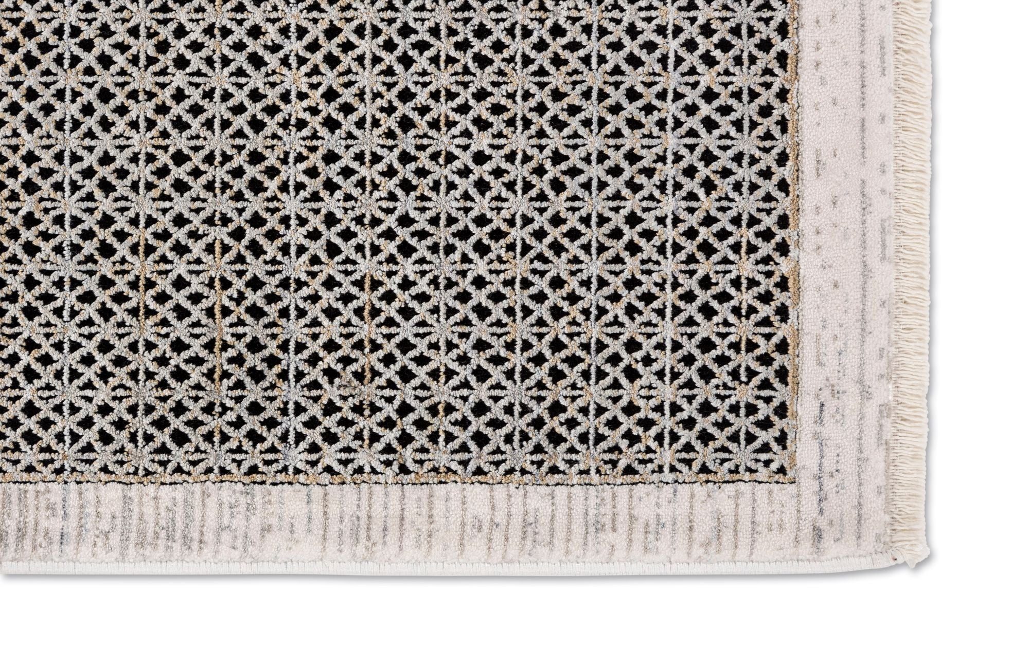 Astra Scala 6621 Kurzflorteppich Bordüre Silber/Grau