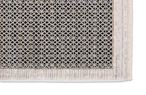 Astra Scala 6621 Kurzflorteppich Bordüre Silber/Grau