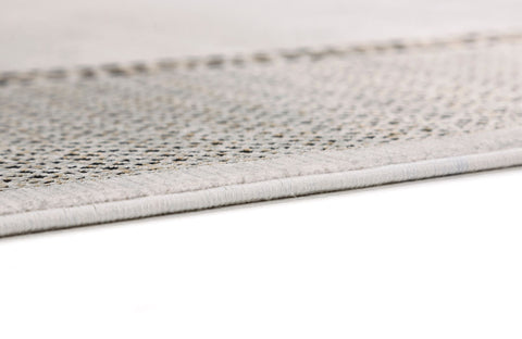 Astra Scala 6621 Kurzflorteppich Bordüre Silber/Grau