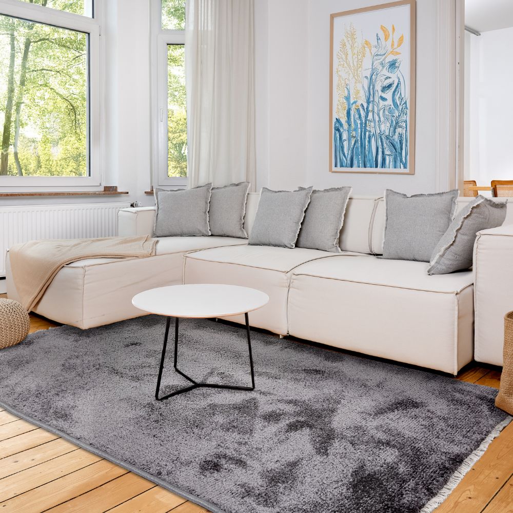 Astra Stevie 6981 Kurzflor-Teppich Anthrazit