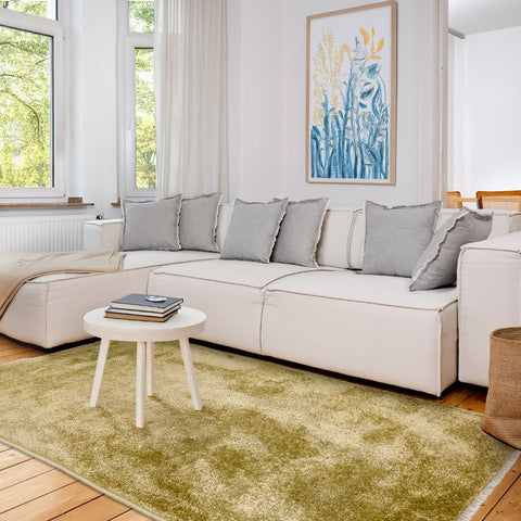Astra Stevie 6981 Kurzflor-Teppich Salbeigrün