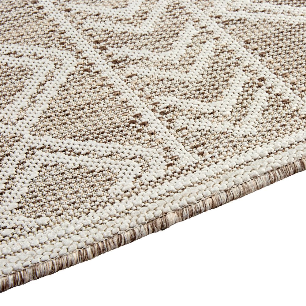Astra Sydney 6972 In- & Outdoorteppich Ethno Beige