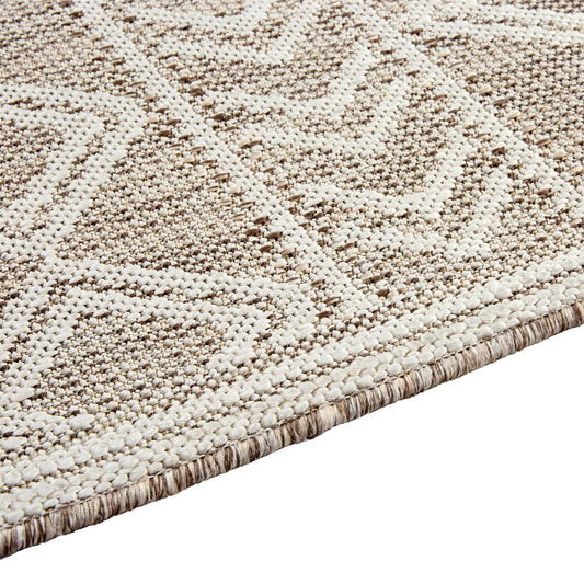 Astra Sydney 6972 In- & Outdoorteppich Ethno Beige