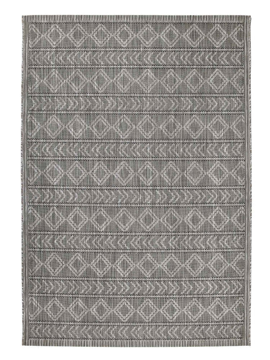 Astra Sydney 6972 In- & Outdoorteppich Ethno Grau