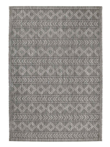 Astra Sydney 6972 In- & Outdoorteppich Ethno Grau