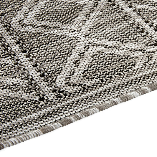 Astra Sydney 6972 In- & Outdoorteppich Ethno Grau
