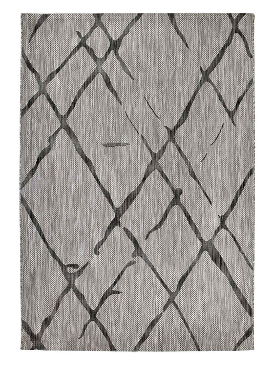 Astra Sydney 6972 In- & Outdoorteppich Striche Grau