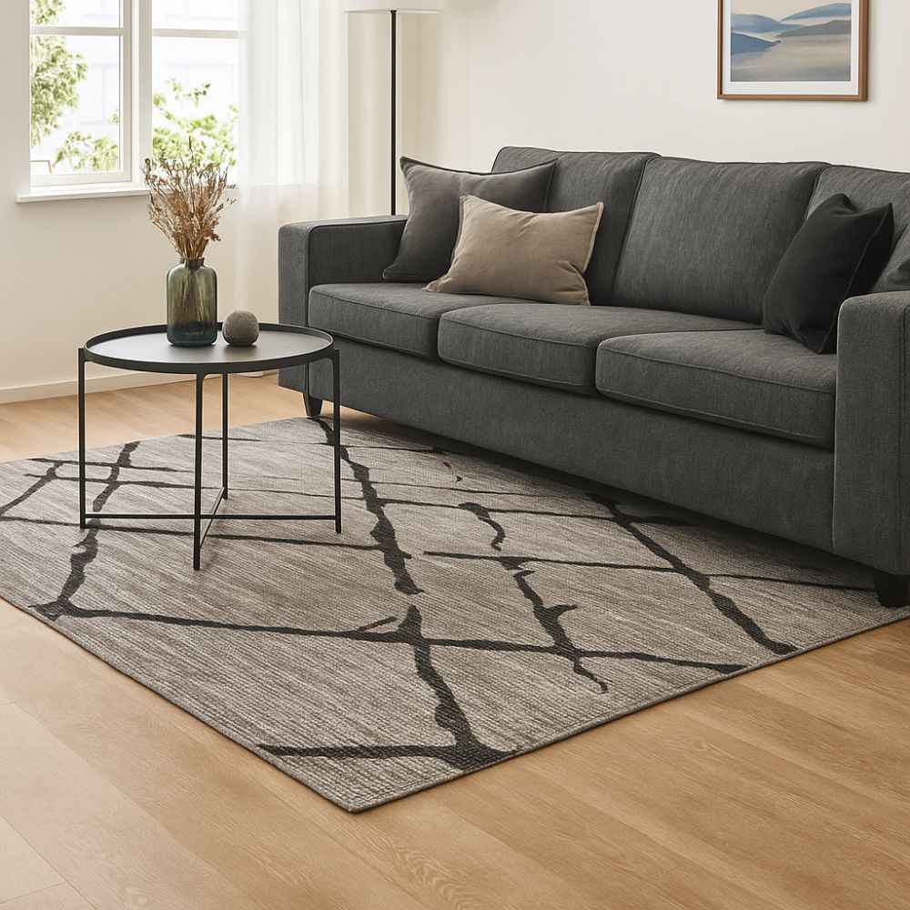 Astra Sydney 6972 In- & Outdoorteppich Striche Grau