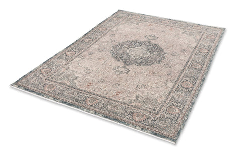 Astra Tropea Teppich Medaillon Blau Quer