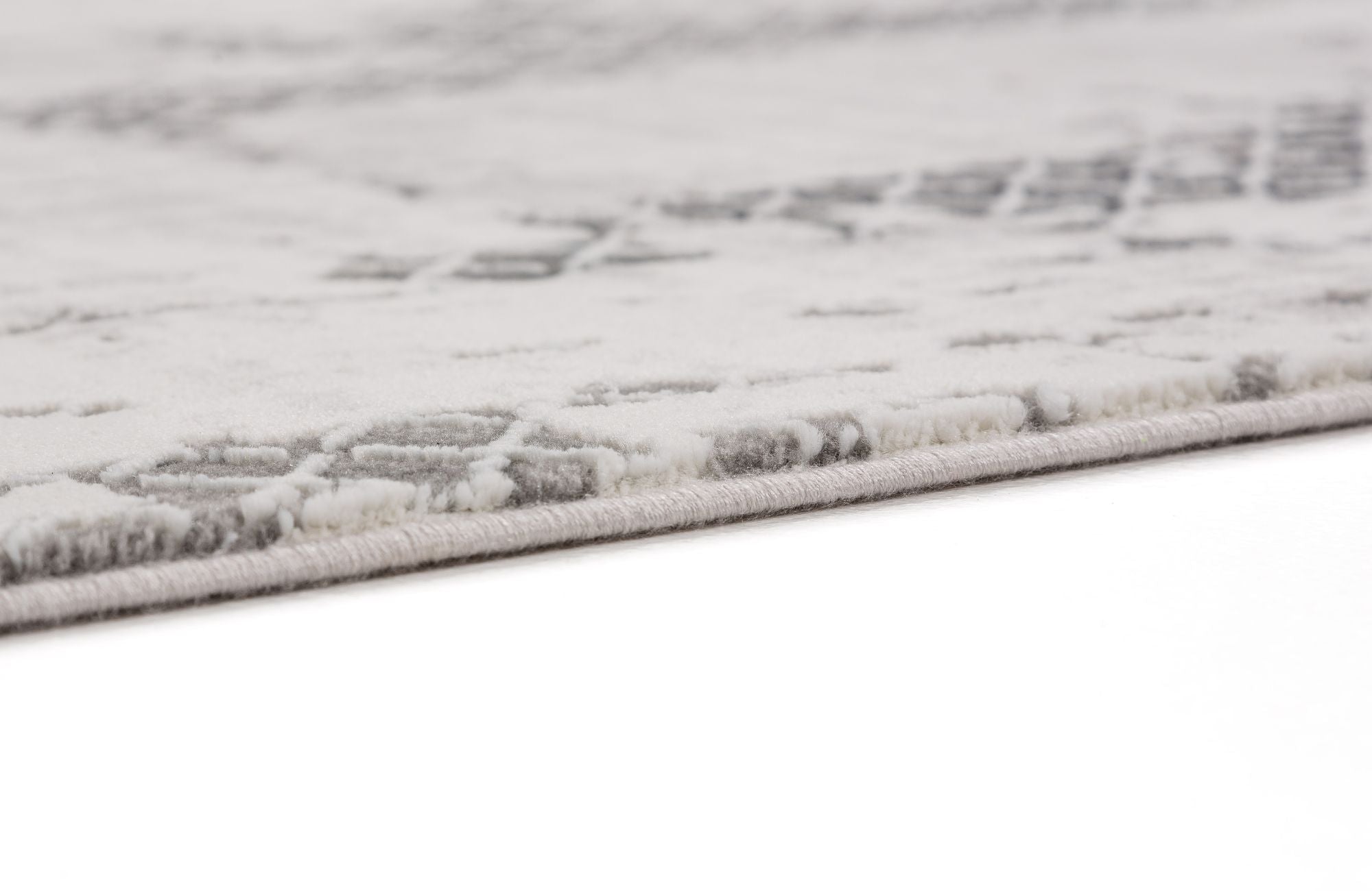Astra Vercelli 6651 Kurzflorteppich Allover Anthrazit/Creme