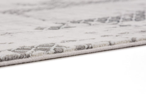 Astra Vercelli 6651 Kurzflorteppich Allover Anthrazit/Creme
