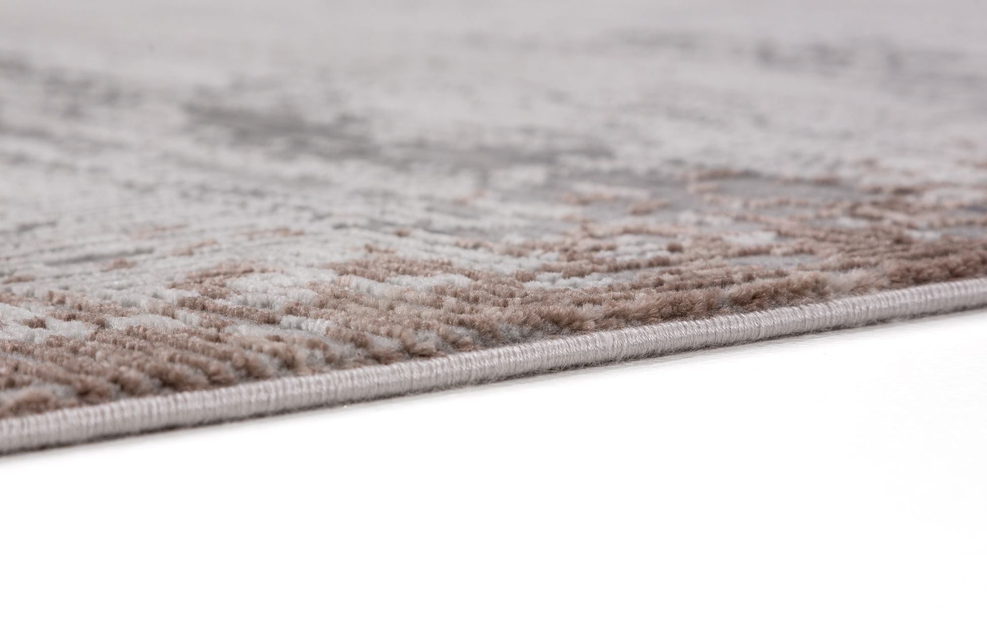 Astra Vercelli 6651 Kurzflorteppich Punkt Bord Beige/Creme