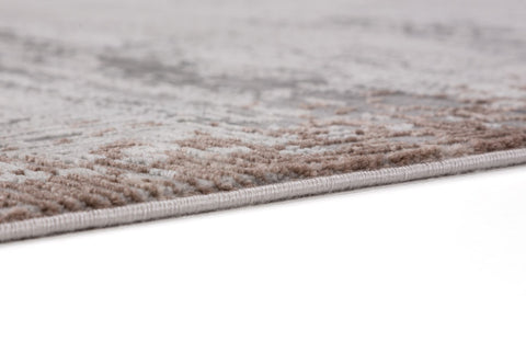 Astra Vercelli 6651 Kurzflorteppich Punkt Bord Beige/Creme