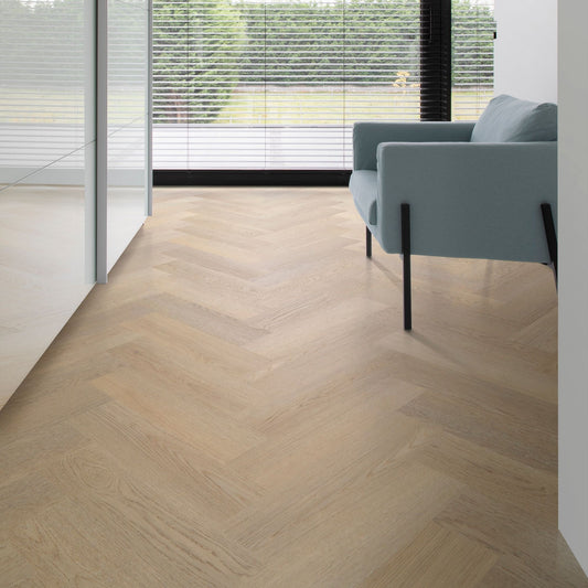 COREtec Klick-Vinyl Eiche Barley Fischgrät