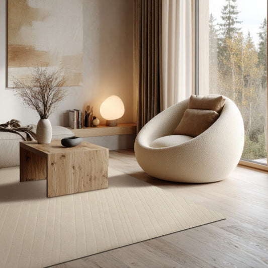 Carpet Decor Arrow Teppich Beige
