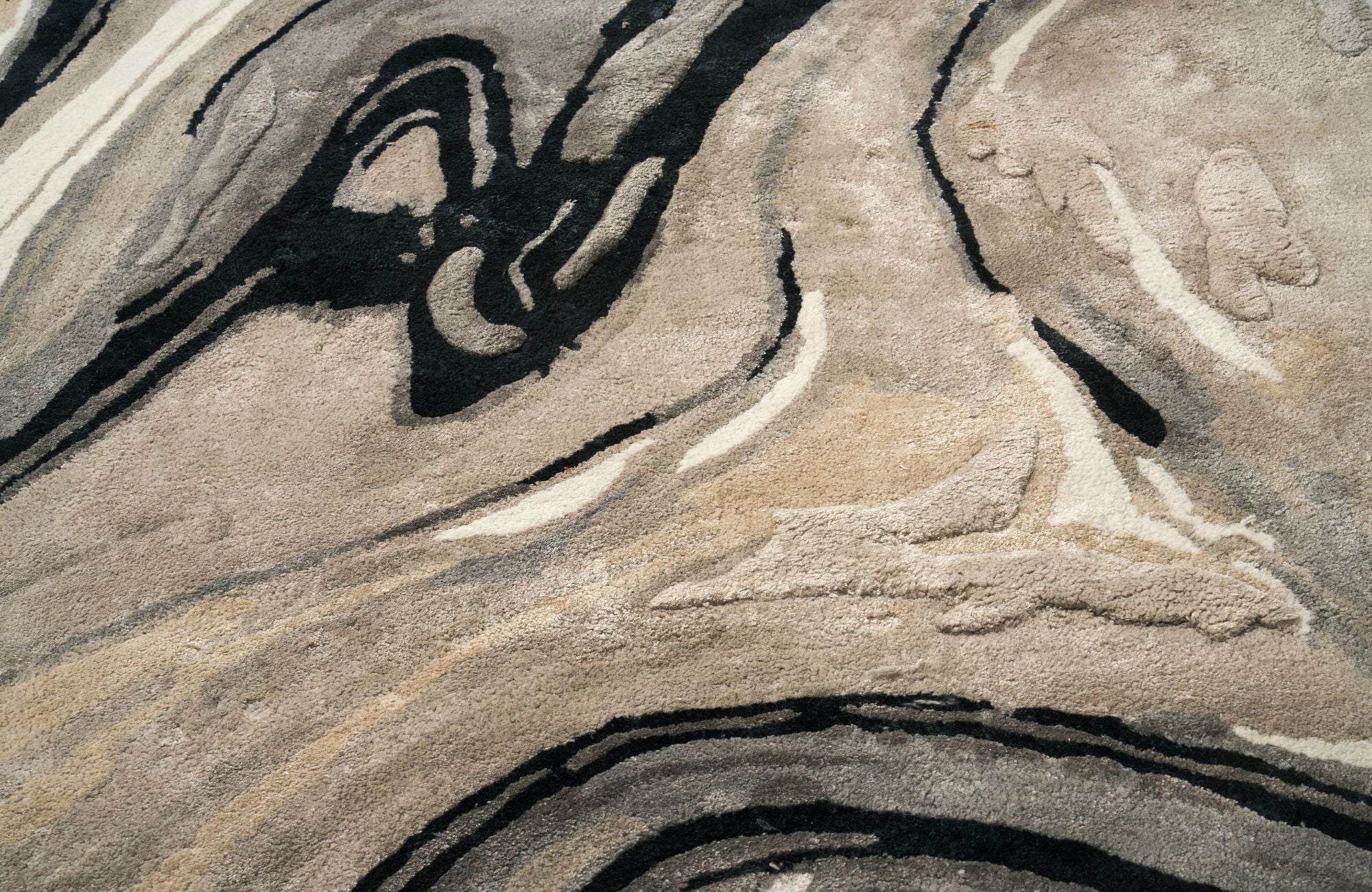 Carpet Decor Blur Teppich Schwarz