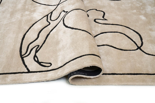 Carpet Decor Cats Teppich Ivory