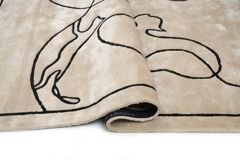 Carpet Decor Cats Teppich Ivory