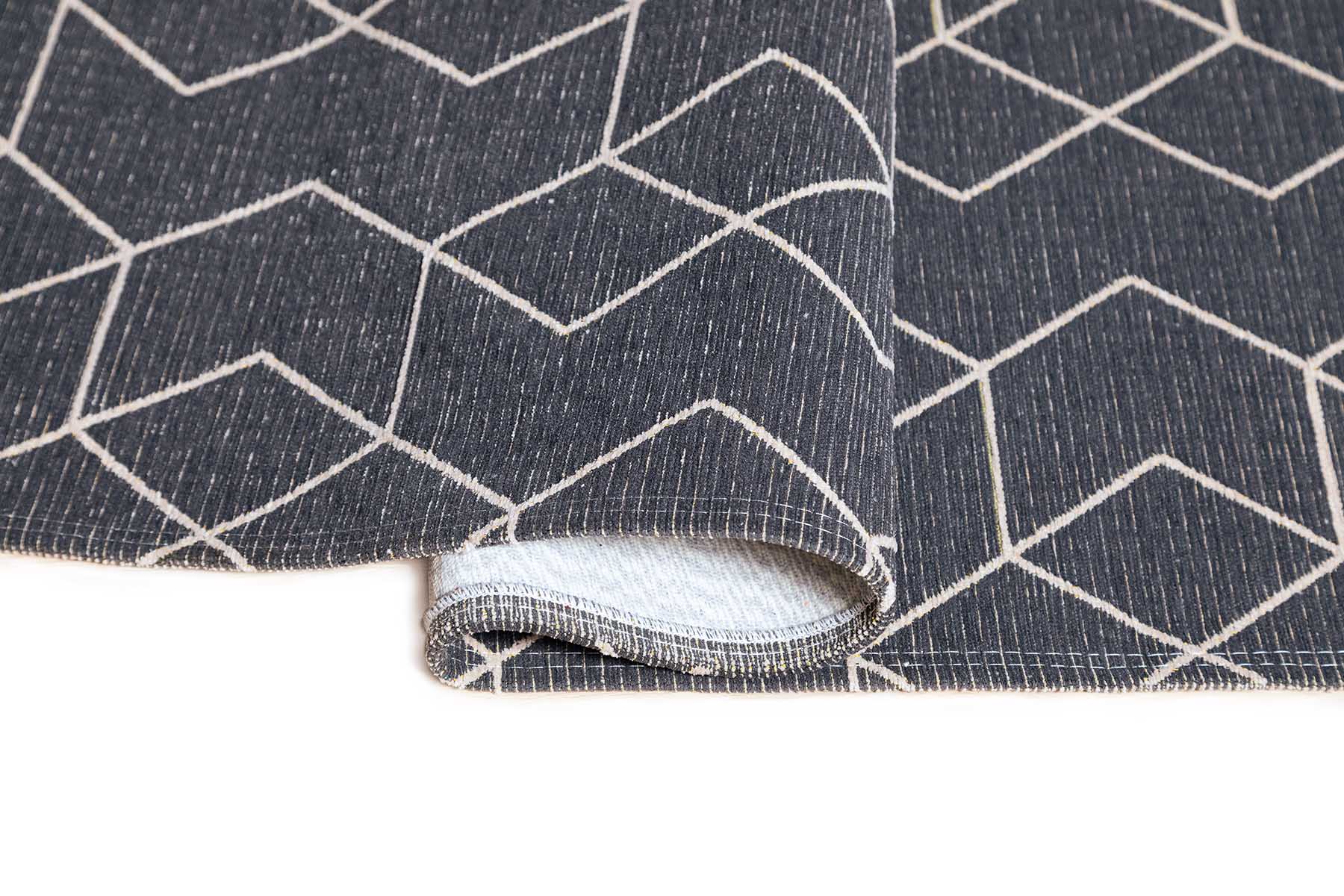 Carpet Decor Cube Teppich Anthrazit