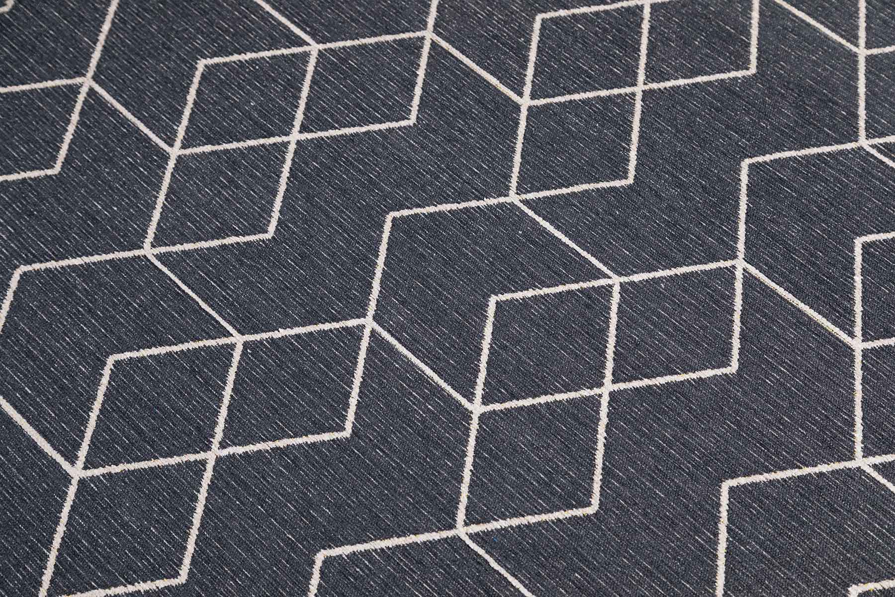 Carpet Decor Cube Teppich Anthrazit