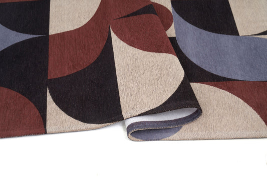 Carpet Decor Deco Teppich Blau Kupfer