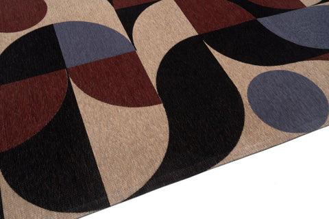 Carpet Decor Deco Teppich Blau Kupfer