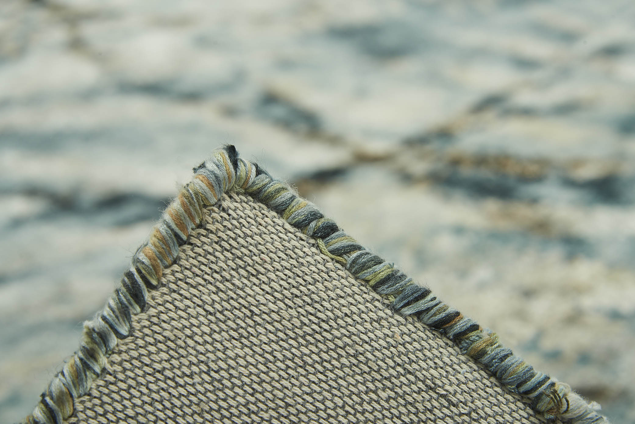 Carpet Decor Ferno Aqua Teppich Gold
