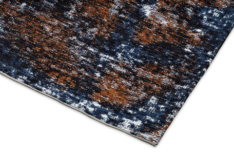 Carpet Decor Flame Teppich Rostig Blau