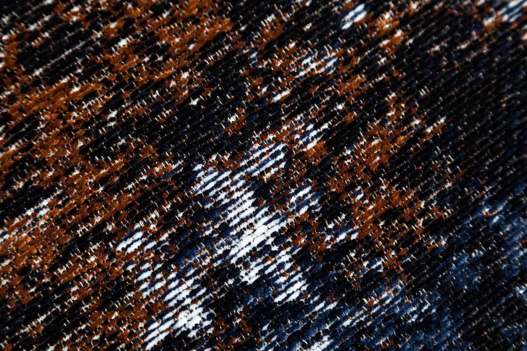 Carpet Decor Flame Teppich Rostig Blau