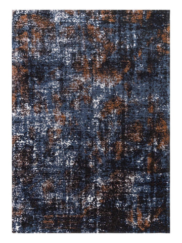 Carpet Decor Flame Teppich Rostig Blau