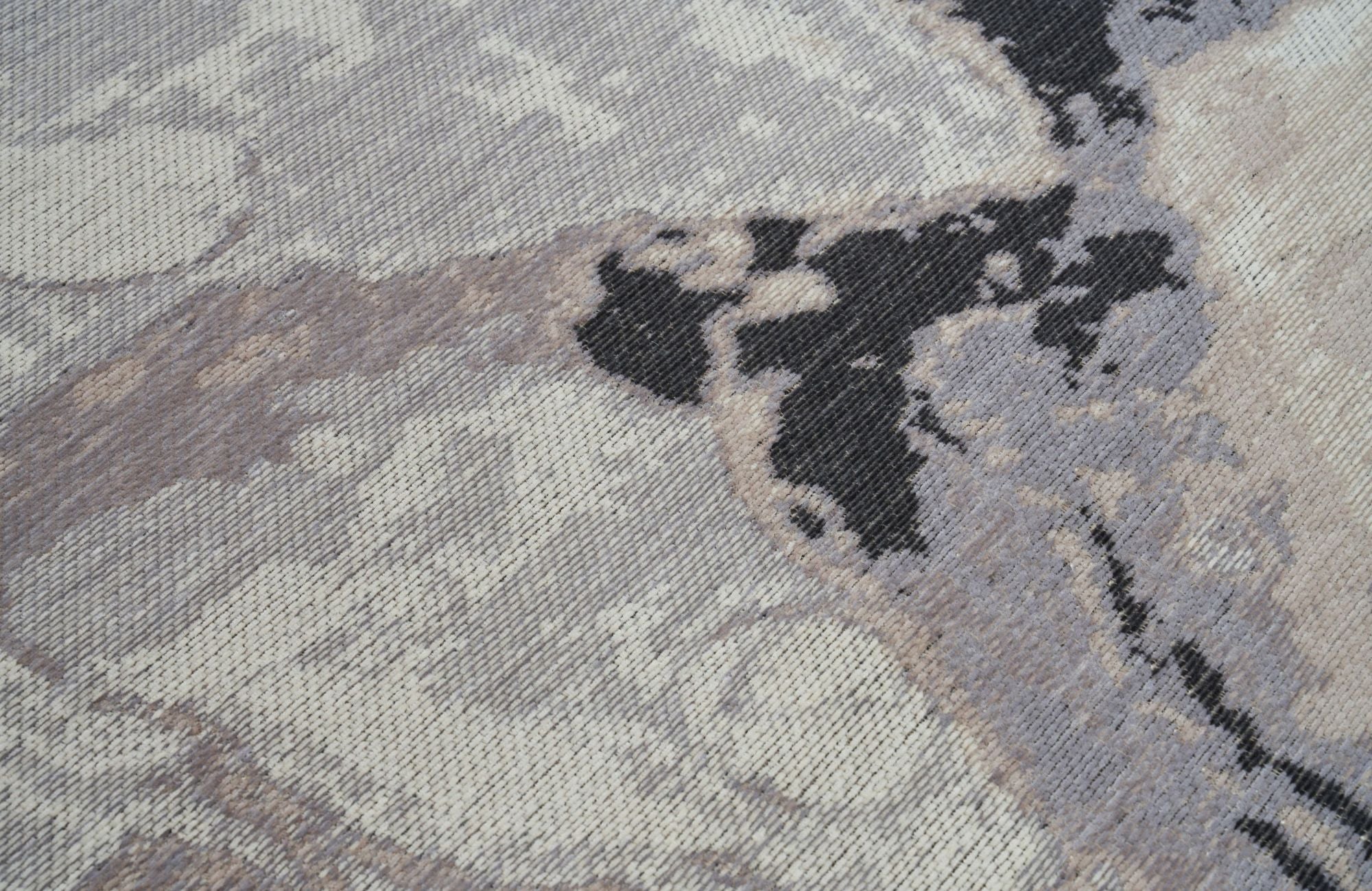Carpet Decor Marble Teppich Grau