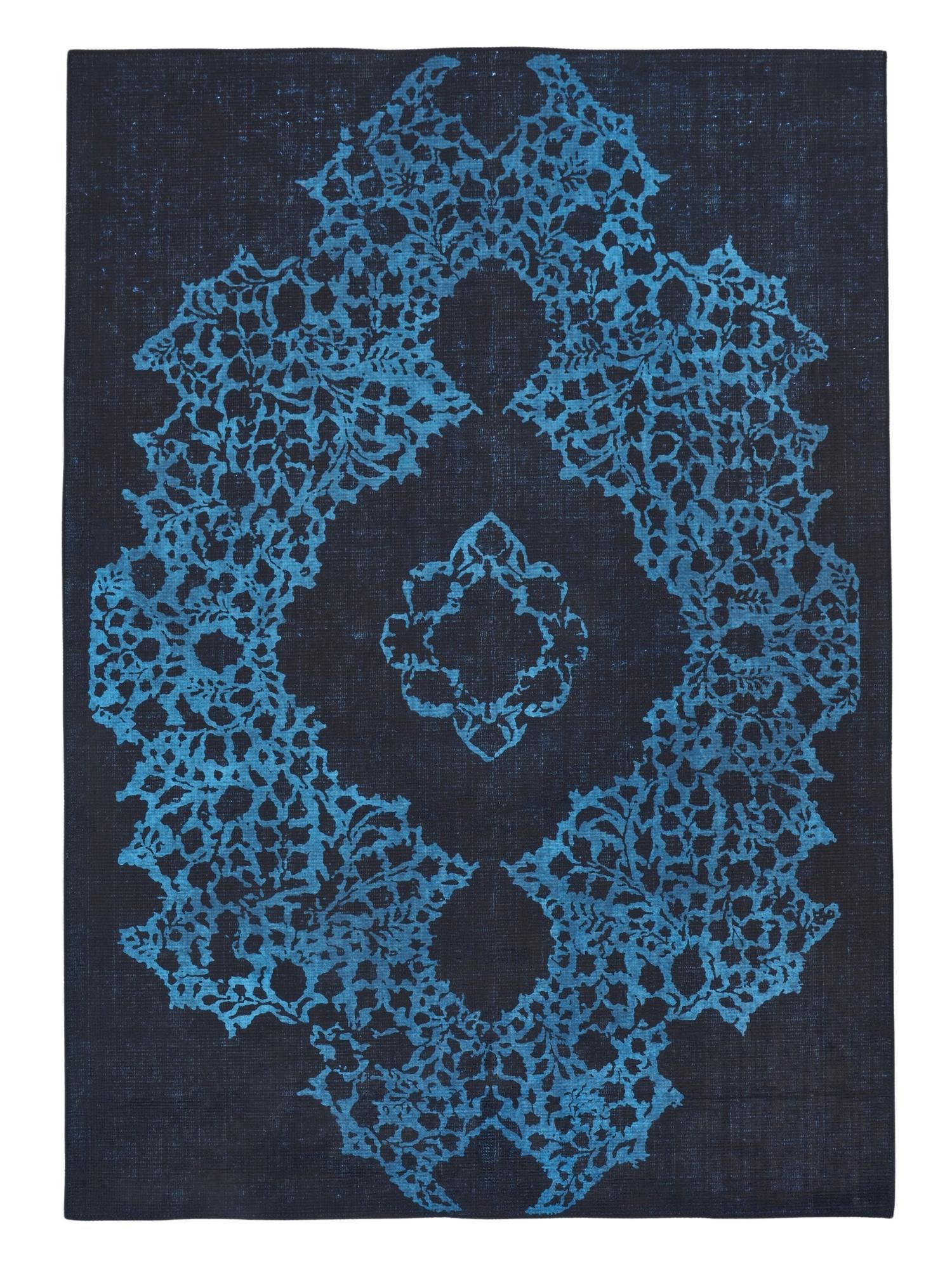 Carpet Decor Ornament Teppich Blau