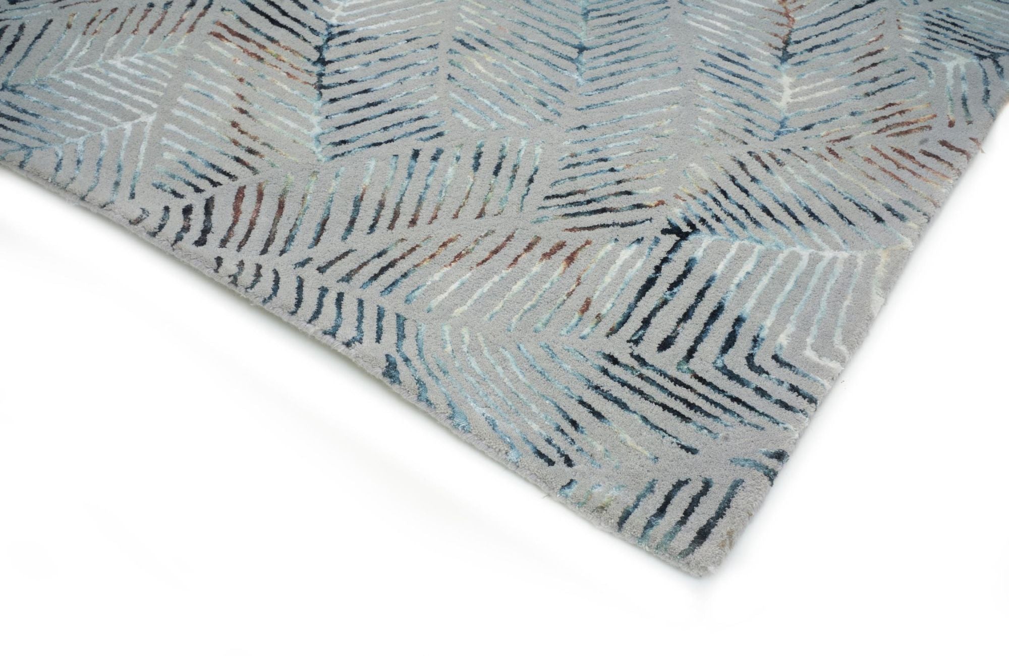 Carpet Decor Palms Teppich Grau