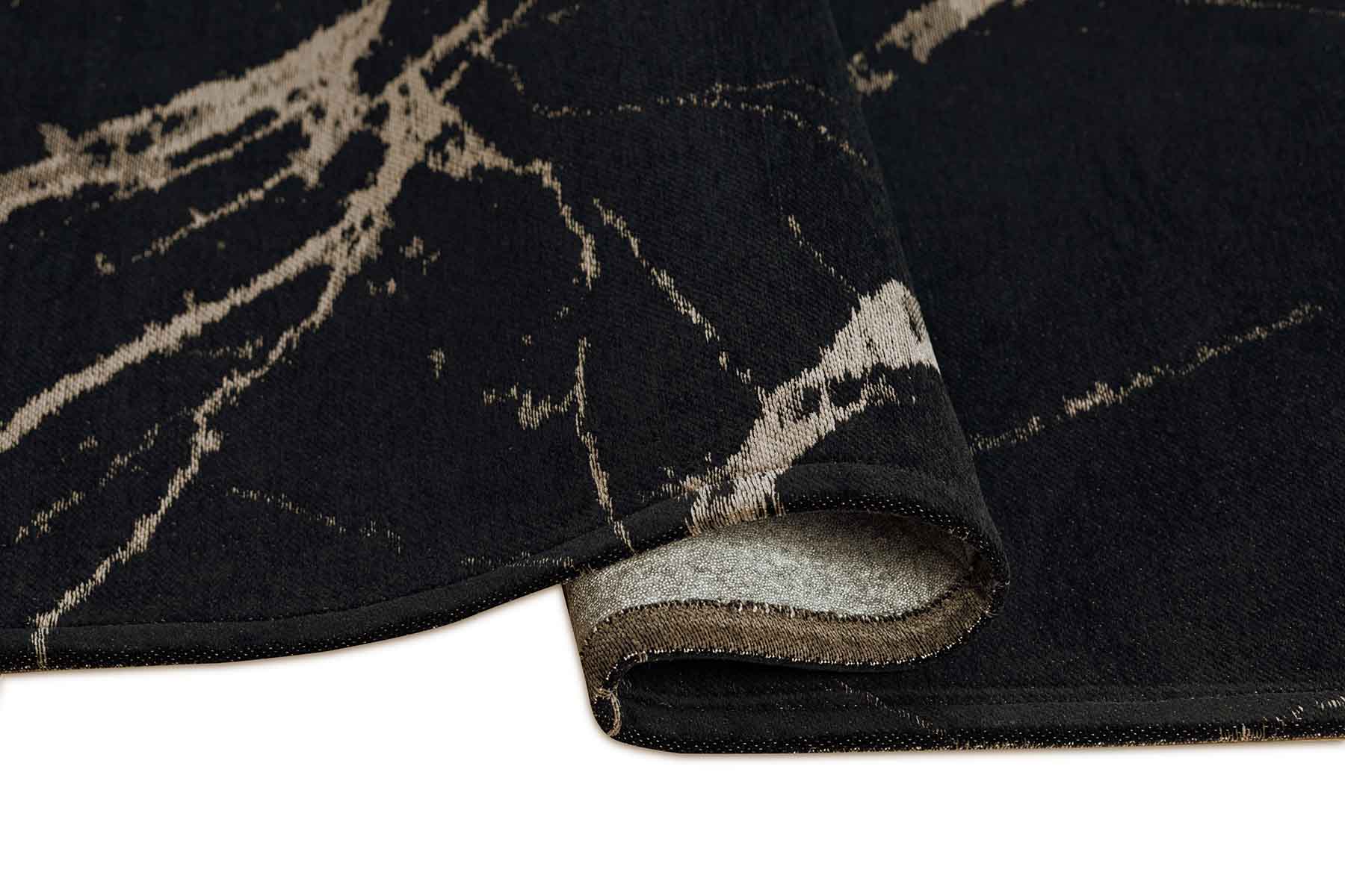 Carpet Decor Pietra Teppich Schwarz Honig