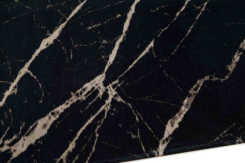 Carpet Decor Pietra Teppich Schwarz Honig